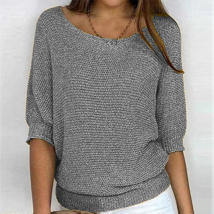Maglia casual a tinta unita