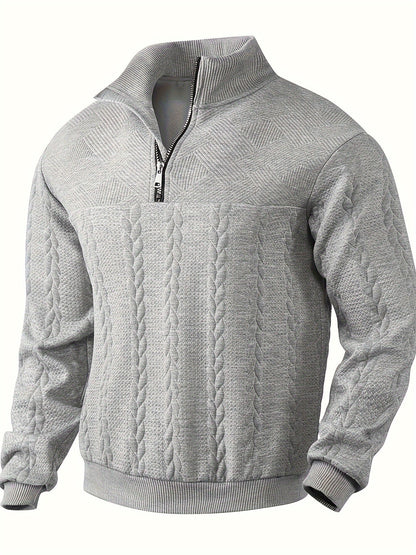 Rafael - Maglia da uomo vintage con cerniera