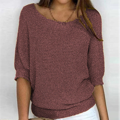 Maglia casual a tinta unita
