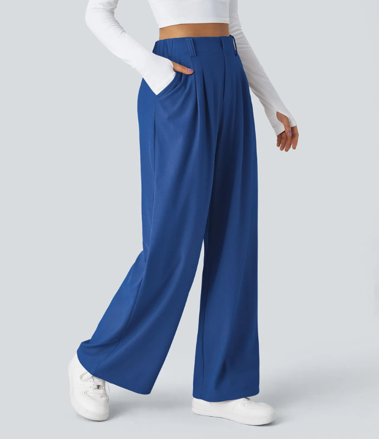 ColaTek Air V2™ - Pantaloni svasati con cintura alta e tasche laterali