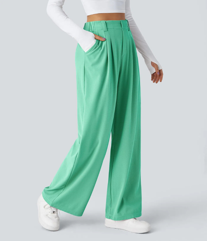 ColaTek Air V2™ - Pantaloni svasati con cintura alta e tasche laterali