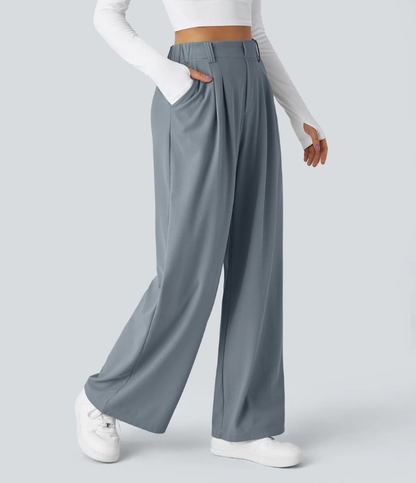 ColaTek Air V2™ - Pantaloni svasati con cintura alta e tasche laterali