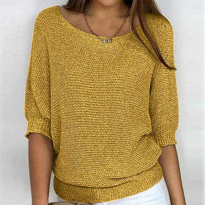 Maglia casual a tinta unita