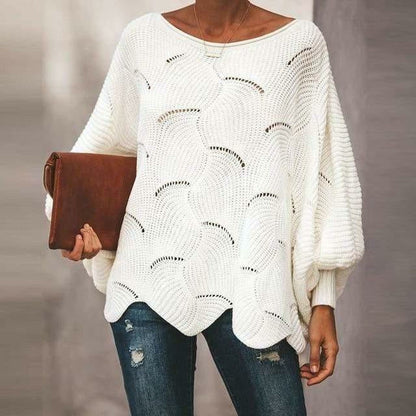 Maglione oversize casual e sciolto