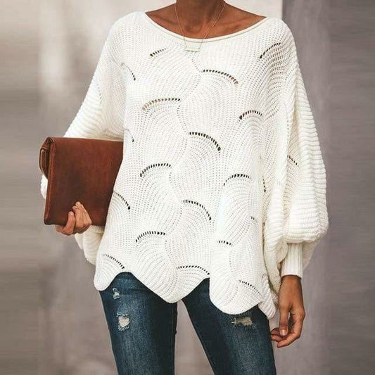 Maglione oversize casual e sciolto