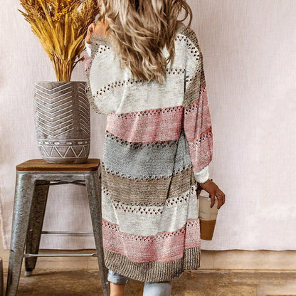 Selena™ | Giacca in maglia patchwork