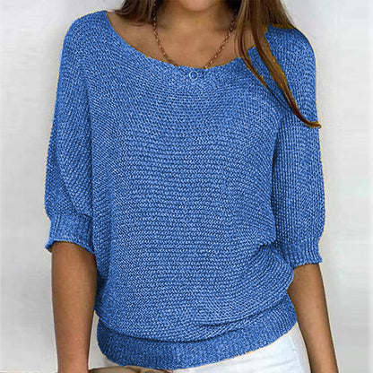 Maglia casual a tinta unita