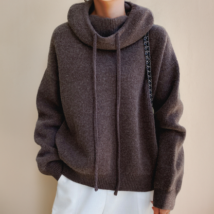 Charlotte™ | Maglia a collo alto in lana merino