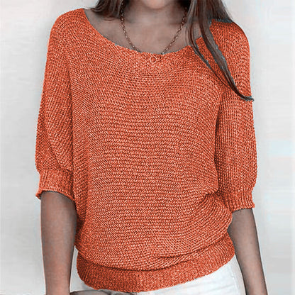 Maglia casual a tinta unita