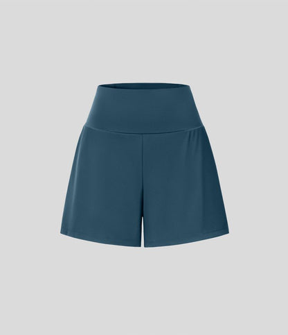 ColaShorts™ - Pantaloncini da yoga 2 in 1 a vita alta con tasca posteriore e tasca laterale