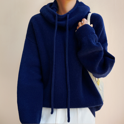 Charlotte™ | Maglia a collo alto in lana merino