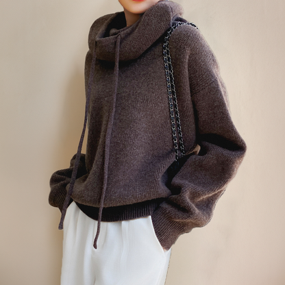 Charlotte™ | Maglia a collo alto in lana merino